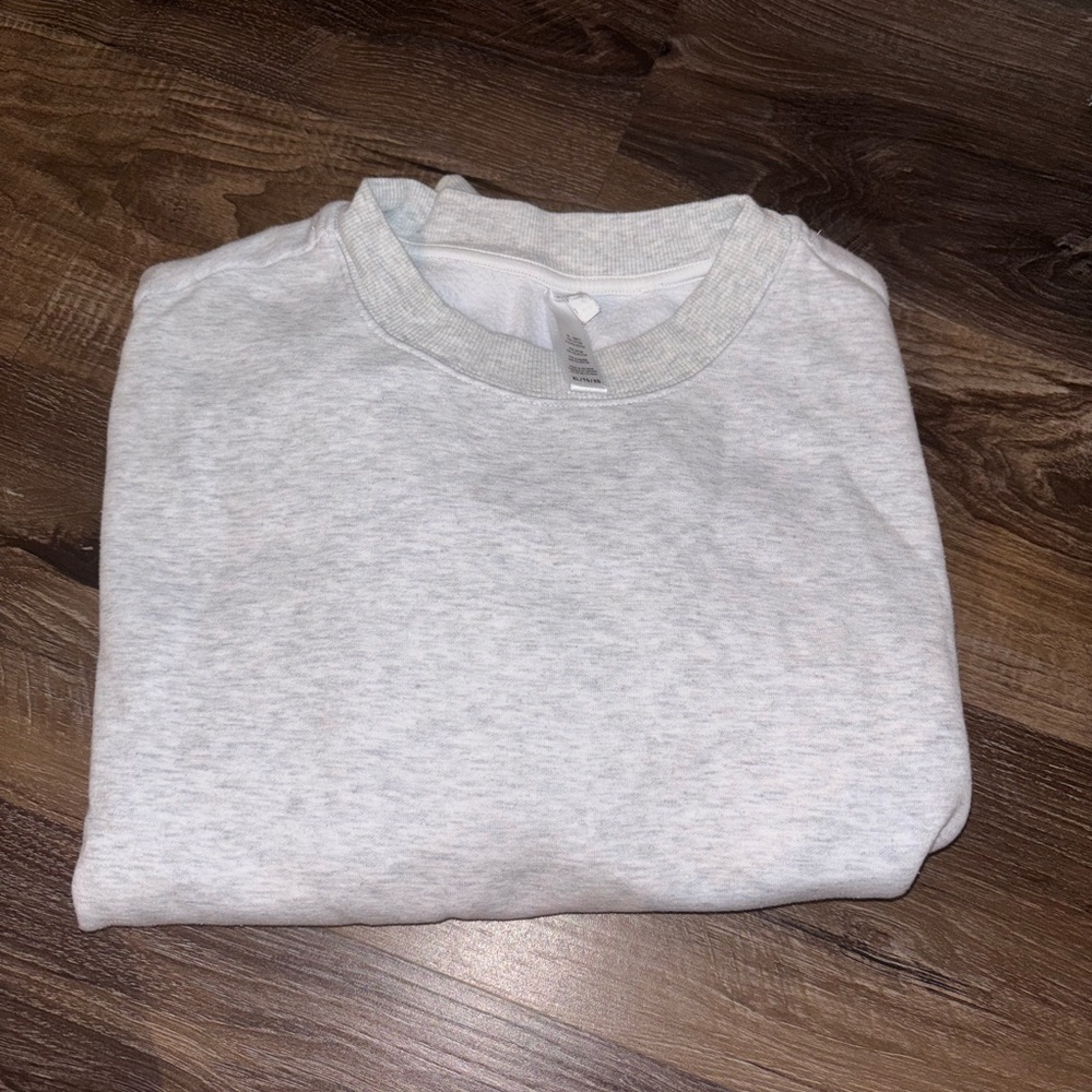 SKIMS Light Gray Sweatshirt